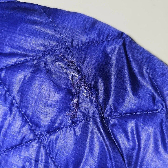 The North Face Women's quilted Pattern jacket Purple sz Midium - Picture 5 of 12